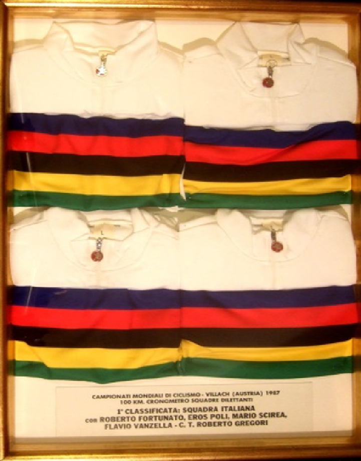 maglie donate al Santuario della Madonna del Ghisallo